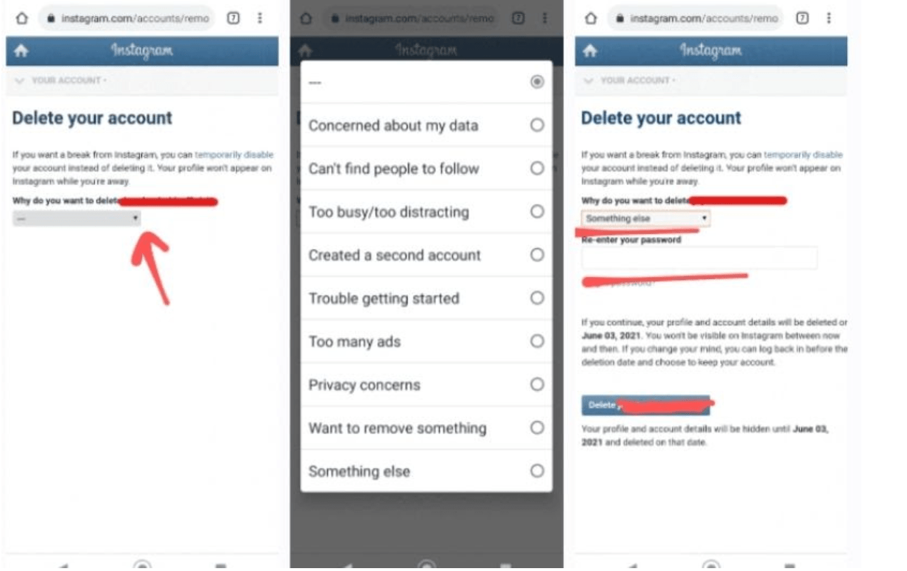 How To Delete An Instagram Account On iPhone or Android Phone?