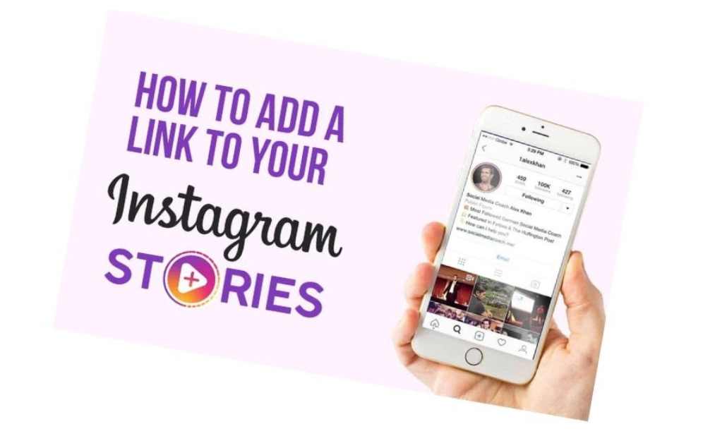 how to add link to instagram story