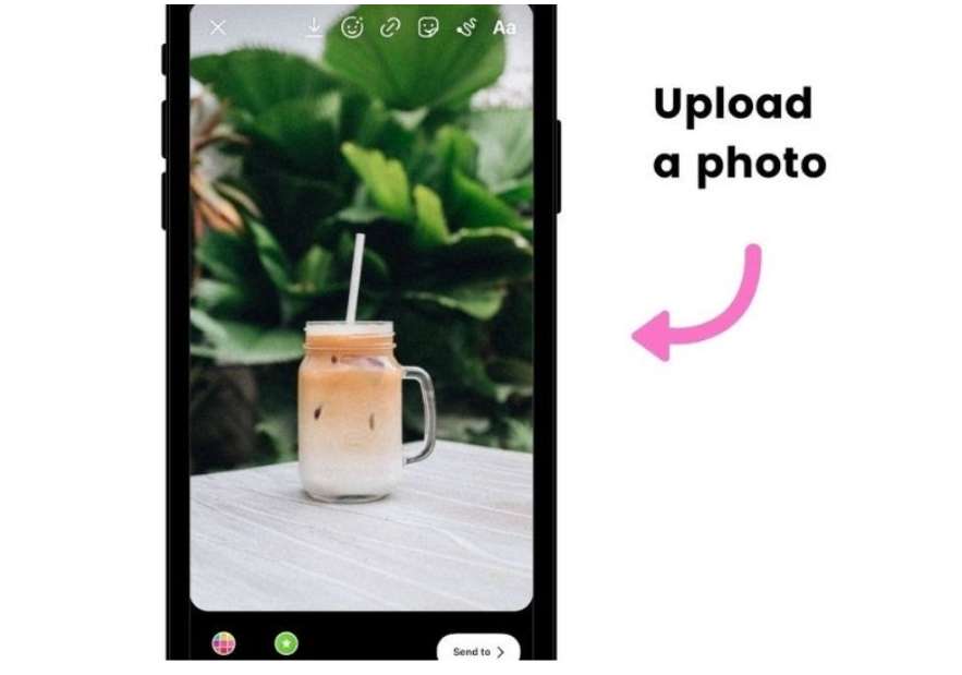 how to change the background color on instagram story 4