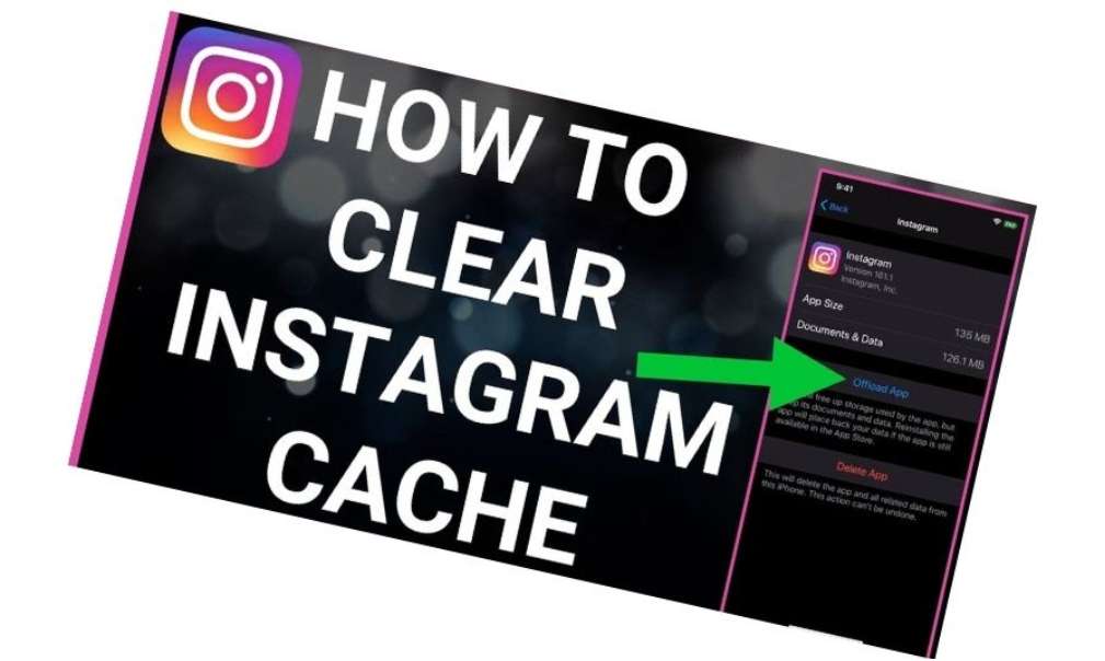 how to clean instagram cache