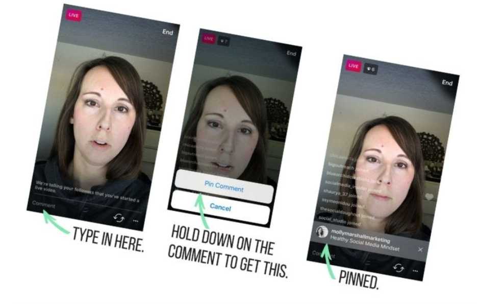 how to pin a comment on instagram 4